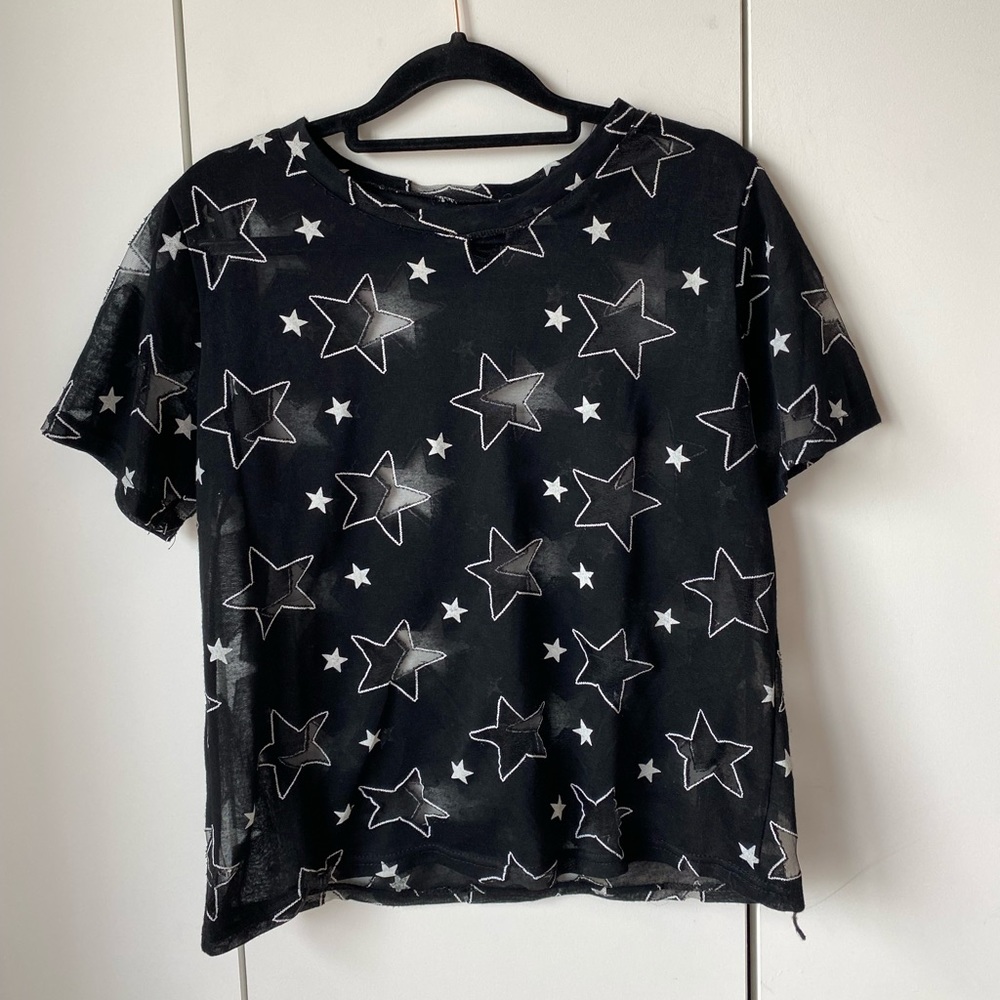 Black stars T Shirt